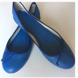 J. Crew blue Ballet flats